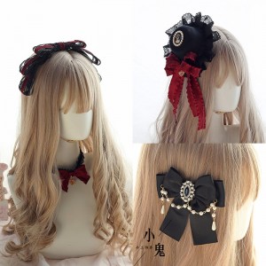 Black X Red Gothic Lolita Style Accessories (LG132)